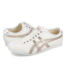 15時迄のご注文で即日発送可 Onitsuka Tiger MEXICO 66 SLIP-ON オニツカタイガー メキシコ 66 スリッポン WHITE/ROSE GOLD 1183a962-100