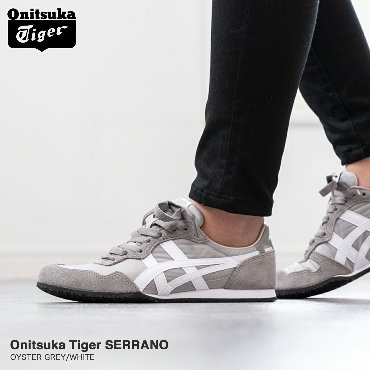 15時迄のご注文で即日発送可 Onitsuka Tiger SERRANO オニツカタイガー <strong>セラーノ</strong> OYSTER GREY/WHITE 1183B400-022