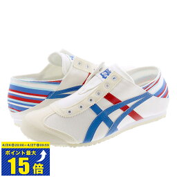 [要エントリーで最大P15倍 4/24(水)20___00～4/27(土)9___59] Onitsuka Tiger MEXICO 66 PARATY <strong>オニツカタイガー</strong> メキシコ 66 パラティ WHITE/CLASSIC BLUE th6p4n-0142