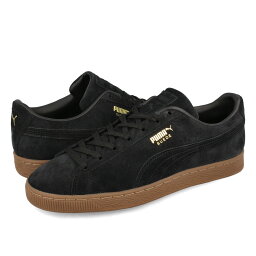 15時迄のご注文で即日発送可 PUMA SUEDE GUM プーマ <strong>スウェード</strong> ガム BLACK/GUM プーマスニーカー メンズ ローカット ブラック ガム 定番モデル 381174-01