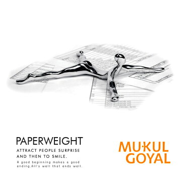 送料無料 MUKUL GOYAL(ムクル ゴヤール)ペーパーウェイト【文鎮 ペーパーウエイト ユニーク 雑貨 ビジネス ステーショナリー メンズ インテリア雑貨 ブランド デザイナー】【楽ギフ_包装】新生活　春