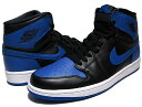 NIKE AIR JORDAN 1 RETRO HI OG blk/v.royal-blk10500円以上お買い上げで送料無料!!ナイキを中心に世界中より、常時3000アイテムオーバーのアイテム取扱☆