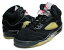 お得な割引クーポン発行中!!【あす楽 対応!!】【2000年製 ナイキ スニーカー ジョーダン】NIKE AIR JORDAN 5 RETRO blk/blk-m.slv
