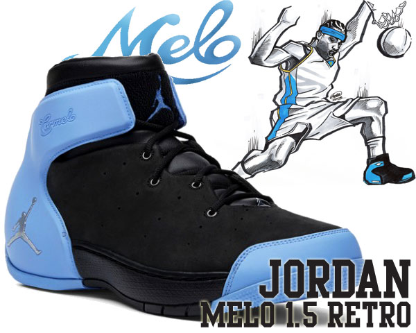 NIKE JORDAN MELO 1.5 RETRO blk/m.slvr-unvrsty.bl★水曜スペシャル★年始特別激得クーポン発行中!!★☆★