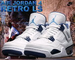 お得な割引クーポン発行中!!【送料無料 ナイキ スニーカー ジョーダン】NIKE AIR JORDAN 4 RETRO LS "COLUMBIA wht/legend blu m.nvy JORDAN 4 RETRO