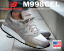 ★お求めやすく価格改定★【送料無料　ニューバランス】NEW BALANCE M998CEL 