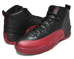 お得な割引クーポン発行中!!【送料無料 ナイキ スニーカー エアジョーダン 12】NIKE AIR JORDAN 12 RETRO ""FLU GAME" blk/v.red