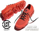 最大3,000円OFFクーポン発行中!【送料無料 ナイキ エア ヴェイパーマックス クロット】NIKE AIR VAPORMAX FLYKNIT CLOT black/bright crimson-white【エアマックス メンズ スニーカー フライニット】