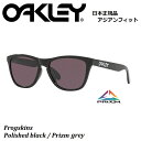【 日本 正規品 ジャパン アジアンフィット 】【 限定モデル 】2020 OAKLEY FROGSKINS PRIZM SUNGLASS JAPAN ASIAN FIT Polished Black / Prizm Grey オークリー オークレー フロッグスキンズ サングラス プリズム グレー ブラック ポリッシュド 924575 OO9245-7554 5417