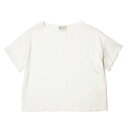 【国内正規品】【WOMEN】【SALE30】S/S 新作 forte_forte ( フォルテフォルテ ) / レーヨン コットン Vネック 半袖 トップス【ホワイト】【送料無料】