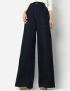【国内正規品】【LADIES】【SALE30】F/W 新作 RED CARD ( レッド カード ) / Cosmo / ワイド シルエット デニム ベイカー パンツ【リンス】【送料無料】