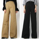 【国内正規品】【LADIES】【SALE30】F/W 新作 RED CARD ( レッド カード ) / Glory CO / コットン リラックス ストレート パンツ【ベージュ/ブラック】【送料無料】