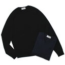ジョンスメドレー / JOHN SMEDLEY / GENOA / Vネック セーター / 30G メリノウール 長袖 / ITALIAN FIT【MIDNIGHT/BLACK】【SALE20】