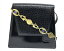 VERSACE ヴェルサーチ メドゥーサ ショルダーバッグ エナメル 型押し レザー ブラック メデューサ【中古】【あす楽対応】