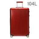【最大ポイント10倍】 RIMOWA リモワ 【4輪】 サルサ デラックス スーツケース マルチ 873.77 87377 【Salsa Deluxe 】 Multiwheel レッド 104L (830.77.53.4) 送料無料