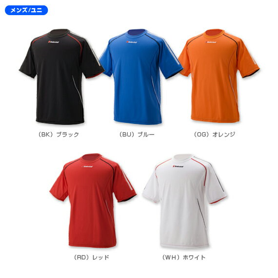 《セール30％OFF》 SHORT SLEEVE SHIRT - BAB-1108 [ウエア テニスウェア バドミントンウェア（メンズ/ユニ） バボラ／BABOLAT] 【メンズ／ユニ（レディース） 男女兼用】