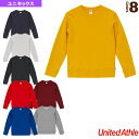 【5着以上より】レギュラーパイル クルーネックスウェット/XXLサイズ(5392-01)《ユナイテッドアスレ ライフスタイル ウェア(メンズ/ユニ)》