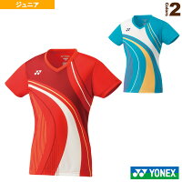 ゲームシャツ／ガールズ（20472J）《ヨネックス テニス ジュニアグッズ》の画像