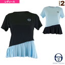 ボトムプリーツ ゲームシャツ／レディース（SGTA-20005）《セルジオタッキーニ テニス・バドミントン ウェア（レディース）》