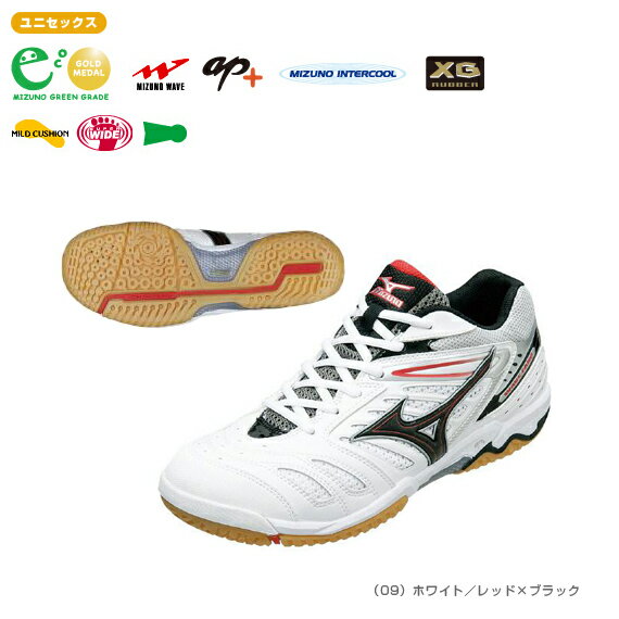 【送料無料】ウェーブ ファング ワイド（WAVE FANG WIDE) - 7KM-14509 [バドミントンシューズ ミズノ／MIZUNO] 【FS_708-7】【RT】