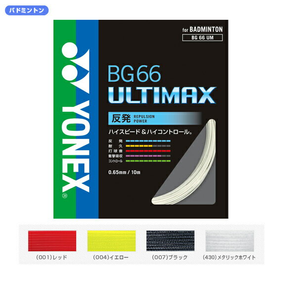BG66 ULTIMAX - BG66UM [バドミントンストリングス・ガット ヨネックス／YONEX]