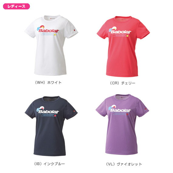 【2012年秋冬モデル】【ポイント10倍】グラフィックTシャツ - BAB-1294W [ウエア テニスウェア バドミントンウェア（レディース） バボラ／BABOLAT] 【レディース 女性用】バボラ／BABOLAT グラフィックTシャツ(BAB-1294W)【2012年秋冬モデル】【ポイント10倍】【テニスウェア バドミントンウェア ウエア】【レディース 女性用】