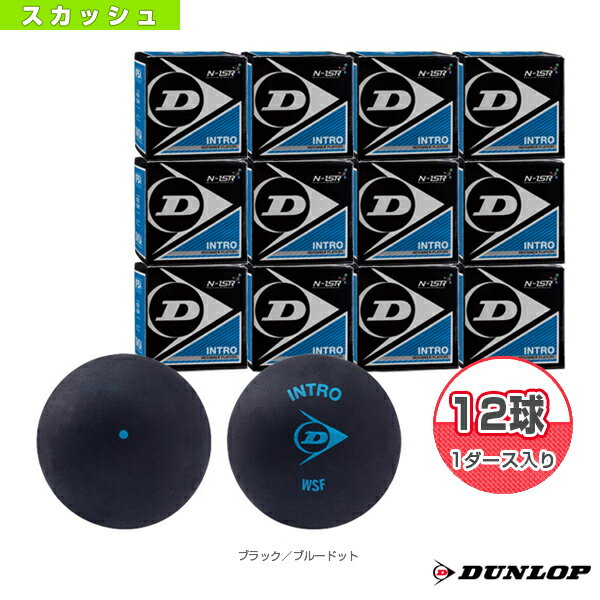 『1箱／12球単位』INTRO（DA50032）《ダンロップ スカッシュ ボール》...:luckpiece:10096088