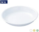 エンテック／ENTEC　給食用食器　中皿　5.0寸　No.48　（日本製・国産・メラミン食器・給食食器・千羽鶴印・洋皿）