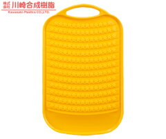 川崎合成樹脂　エコボード　洗濯板　イエロー　PR-042　（日本製・国産）...:luckyqueen:10020100