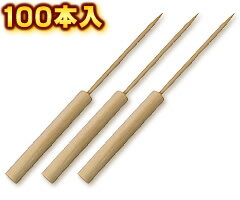 竹製　たこ焼きピック（100本入）　[b]