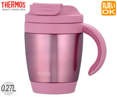 サーモス／THERMOS　真空断熱マグ　JCV-270　ピンク　（マグカップ）　【楽ギフ_メッセ入力】