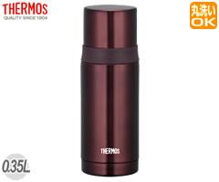 サーモス／THERMOS　ステンレス　スリムボトル　FEI-351　ブラウン　（水筒・魔法瓶）