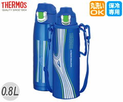 サーモス／THERMOS　真空断熱スポーツボトル　FFF-800F　ブルー　（水筒・魔法瓶）