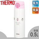 サーモス/THERMOS 調乳用ステンレスボトル JNX-500DS ライトピンク (水筒・魔法瓶・保温・保冷・0.5L・500ml・ディズニー・Disney・ミニーマウス)