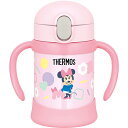 ショッピング水筒 サーモス まほうびんのベビーストローマグ FJL-250DS(P) ピンク （水筒・魔法瓶・250ml・THERMOS・ディズニー・Disny・ミニーマウス）
