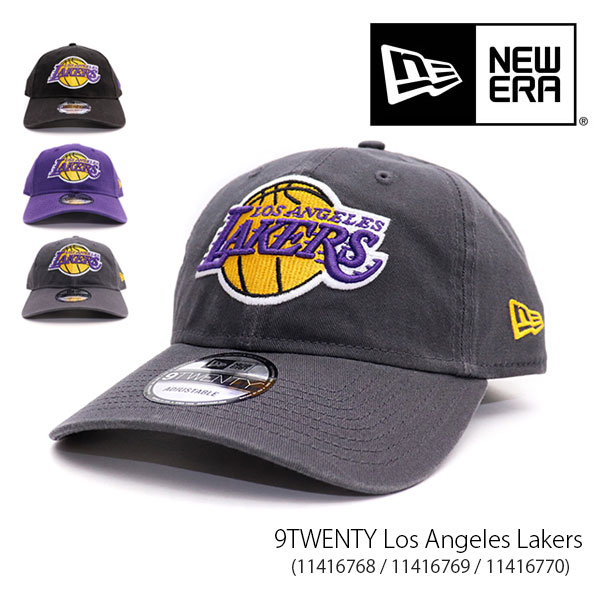 ニューエラ/NEW ERA 60234997 9TWENTY Los Angeles Lakers ロサンゼルス・レイカーズ 920 <strong>キャップ</strong> 帽子 NBA ロゴ メンズ レディース サイズ調節可能 スナップバック 人気 BLACK PURPLE CHARCOAL【ネコポス発送】