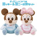 【楽天セール限定★送料無料】ディズニーウェイトドール ミッキー&ミニー イニシャ