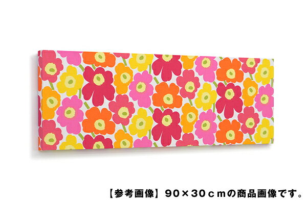 【ルネ・デュー】ファブリックパネル marimekko マリメッコ mini Unikko ミニウニッコ 30×30×2cm 1枚 北欧フィンランド産生地使用 ファブリックボード・ウッドパネル