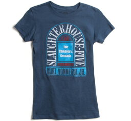 [Out of Print] Kurt Vonnegut / Slaughterhouse-Five Tee (Indigo) (Womens)