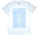 Joy Division / Unknown Pleasures Tee 7 (White) - ジョイ・ディヴィジョン Tシャツ