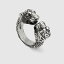 【国内正規品】GUCCI グッチ VINTAGE TIGER RING ヴィンテージタイガーリング シルバー メンズ リング YBC498531001