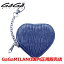 【国内正規品】GaGa MILANO/ガガミラノ Men's Ladies/メンズ レディース コインケース HEART-SHAPED/ハートシェイプド BLUE TOPAZ/ブルートパーズ 青