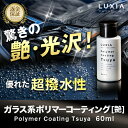 ショッピング ガラス系ポリマーコーティング 60ml ガラスコーティング ポリマーコーティング タイヤコーティグ ウィンドウコーティング 超撥水性 簡単施工 持続性 耐久性 水垢 洗車キズ イオンデポジット ウォータースポット LUXIA Tsuya