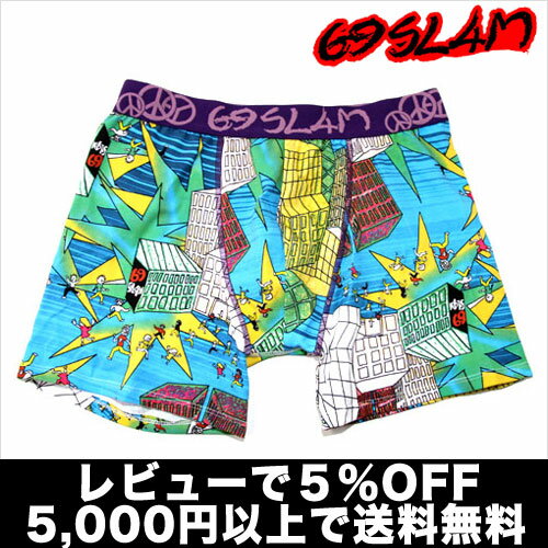 【2枚で送料無料】69SLAM／SIMMS BLUE C XSサイズはレディースOKサーフ系ロックスラム【正規品】ボクサーパンツ誕生日 プレゼント ギフト ラッピング 無料＾＾2012夏物【RCPmara1207】