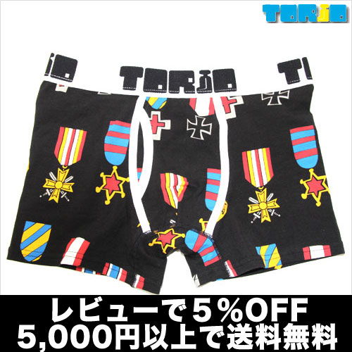 【5,000円以上で送料無料】【レビューで5％OFF】TORIO/勲章(ブラック) トリオ【テイストセクシー】【正規品】ボクサーパンツ誕生日 プレゼント ギフト ラッピング 無料＾＾2012夏物【RCPmara1207】