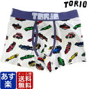 TORIO トリオ ボクサーパンツ CAR ホワイト 前開き メンズ ブランド 正規品 下着 パンツ インナー ローライズ 誕生日 プレゼント ギフト ラッピング 無料 ペアギフト ll 彼氏 父 男性 旦那 大人 バレンタイン