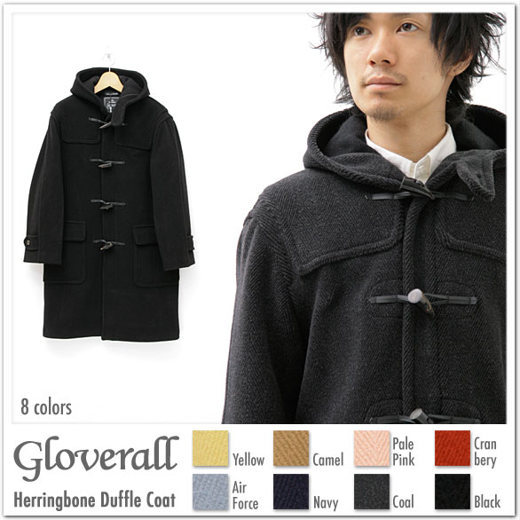 ◆◆gloverall - グローバーオール -ヘリンボーンダッフルコート★★【smtb-KD】【select-shop】●● 新作 ●●【国内正規品・送料無料・代引手数料無料】