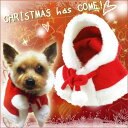 ★【メール便可】Air Ballon(エアーバルーン)冬　犬服　サンタローブクリスマスマント（S・L） 【ドッグウェア】