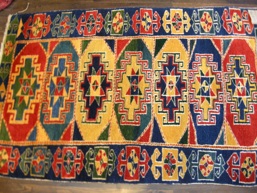 OLDトルコ絨毯 極上手織りラグ コンヤ産
