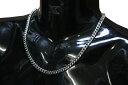チェーンネックレス B SLV 細め 6mm x 50cm 【 ストリート / チョーカー / 喜平 / B系 / オラオラ / ギャング / メンズ / EXILE 好きに / エグザイル 風 / レゲエ / HIPHOP / ヒップホップ / メール便可 / あす楽 】
